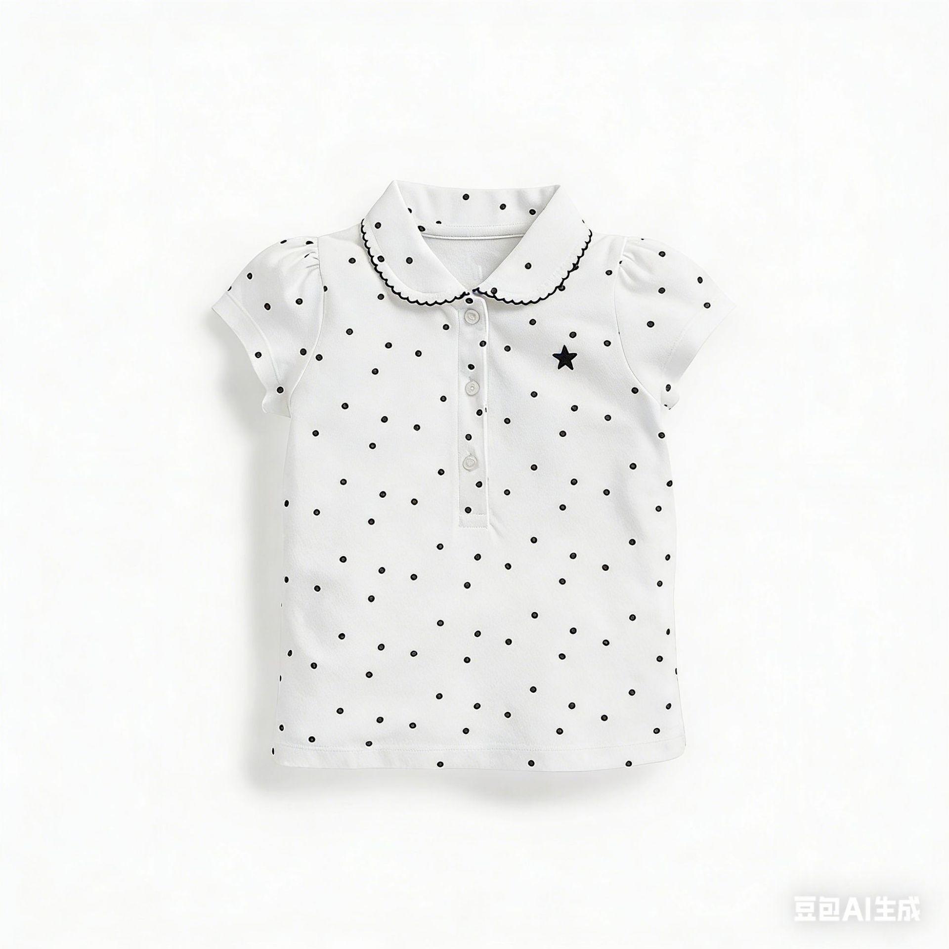Kids Summer Cotton Short Sleeve Polo T Shirt 90