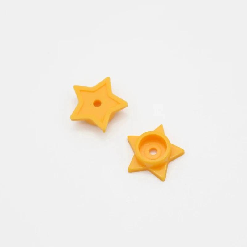 50pcs Buildings Blocks 11609 Friends Accessories Star with Stud Holder Collections Bulk Modular GBC Toy For High-Tech MOC Set