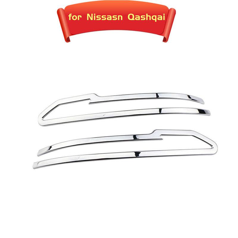 ABS Car Rear View Mirror Cover Trim Strip Reflective Stickers For Nissan Qashqai J11 X-trail X trail t32 2014- Accessories