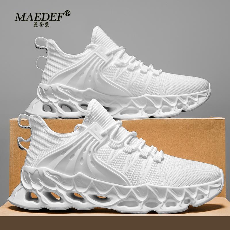 MAEDEF Running Shoes Outdoor Lightweight Non Slip Sneakers Breathable Mesh Sports Shoes Mens Casual Walking Running Shoes