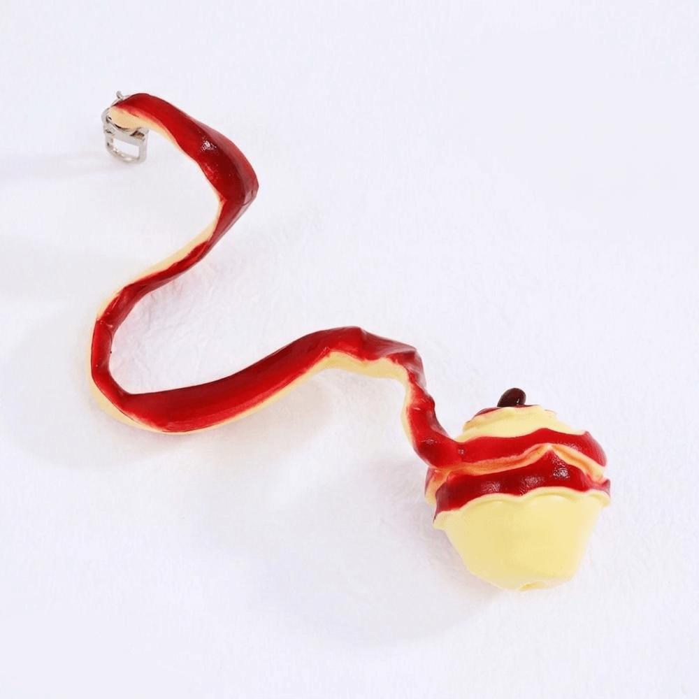 Simulated Fruit Fruit Keychain Cute Cartoon Food Keychain Cartoon Fruit Pendant Car Key Accessory