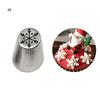Russian Tulip Icing Piping Nozzle Cake Decoration Cream Tips DIY Cake Bakeware Tool Cupcake Christmas Tree Santa Pastry Nozzles