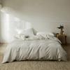 100% Washed Cotton Duvet Cover Minimalist Striped Bedding Set for Single Queen King Size Bed Home Textile 200TC INS Quilts Cover