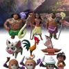 Figurine Moana 10pcs Anime Statuary Cake Ornament Christmas Gifts Garnish Toys