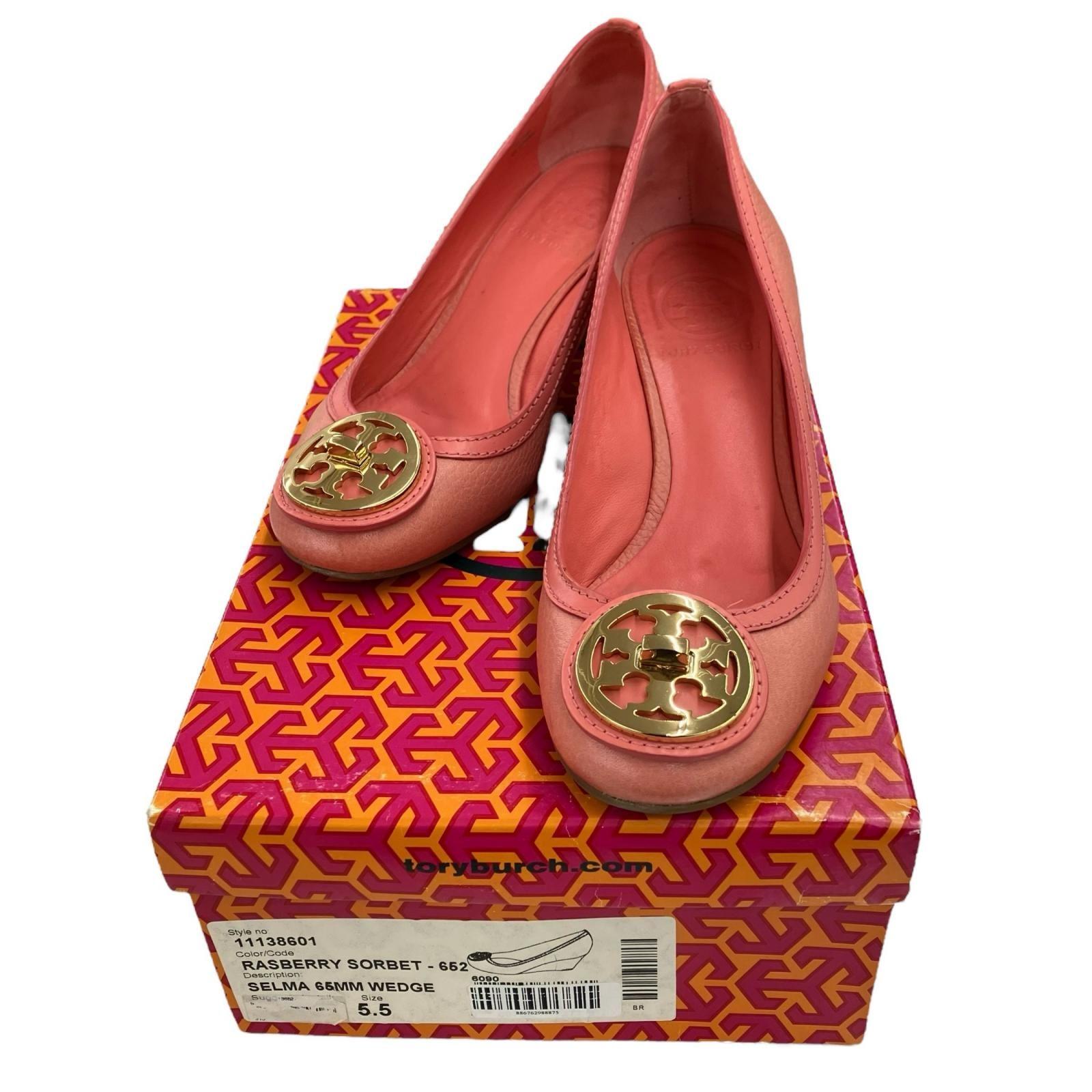 Used 199990 Tory Burch Tory Burch Pumps 11138601 22.5cm Pink Women s