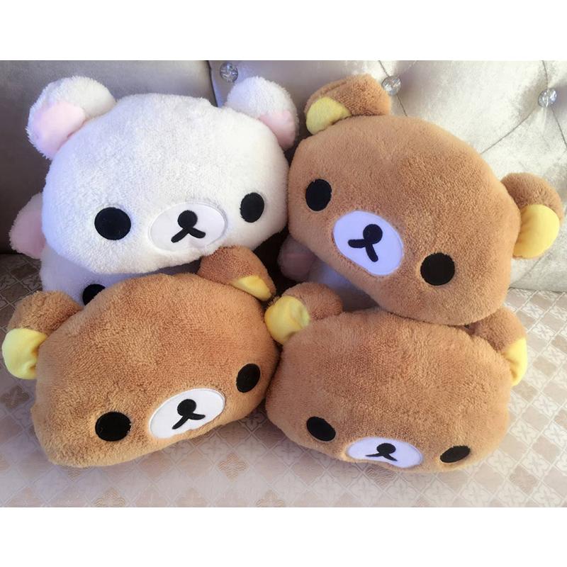 Kawaii Rilakkuma Jucărie de Pluș Pernă Pui Kiiroitori Cuplu Ursuleț de Pluș Rilakkuma Păpușă Umplută Rilakkuma Perna Încălzitor de Mâini Cadou