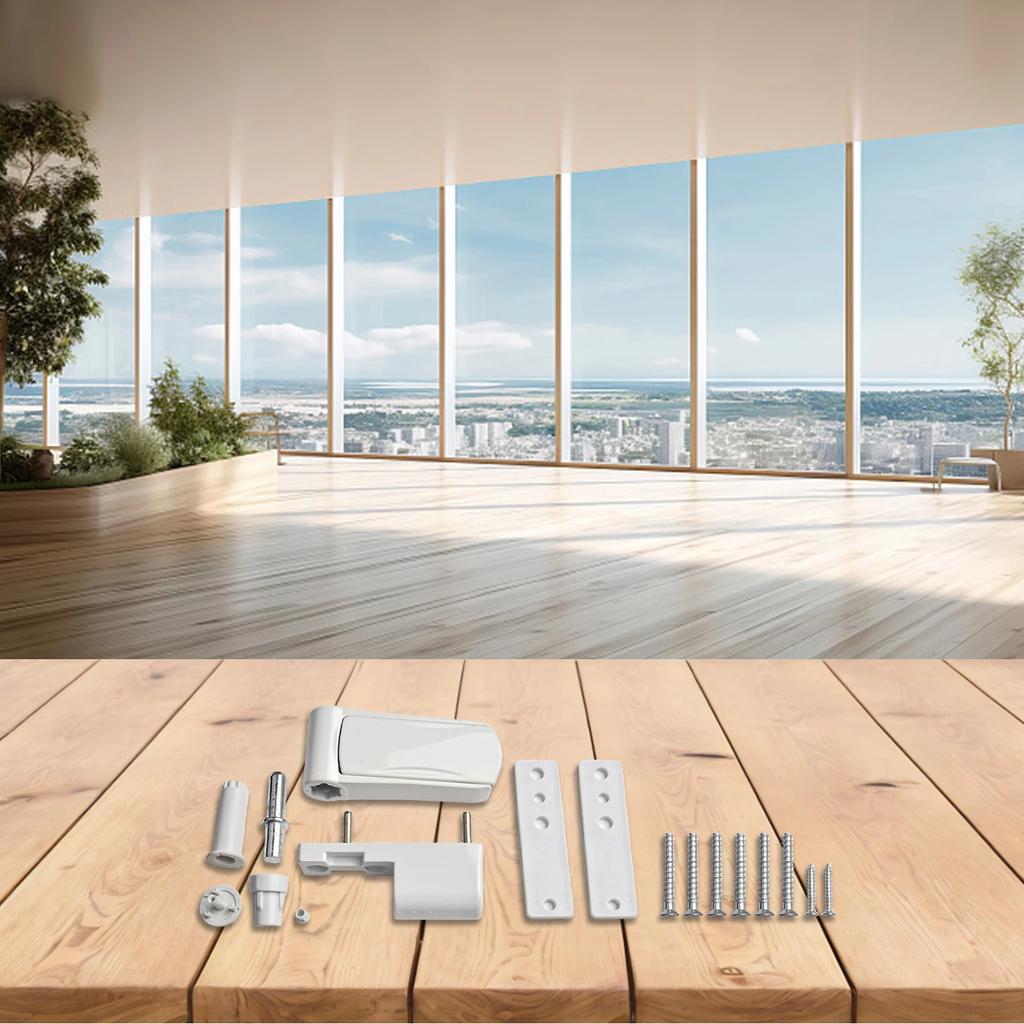 UPVC Door Flag Hinge Triad Adjustable For Double Glazing Doors Hinge Aluminium Profile Hydraulic Mute Buffer Hinge White