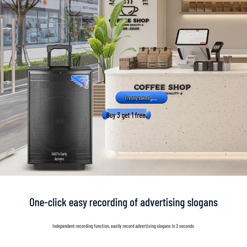 SAST High Power Outdoor Portable Bluetooth K-Song Speaker