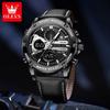 OLEVS 1110  Oem Custom logo Sport Luxury Brand Fashion Classic Multifunctional Chronograph Calendar Digital Watch for Man