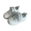 Springtime Versatile and Non-conflicting Shoes for Women Thick-soled White Sneakers and Niche Bread-shaped Shoes