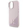 Karl Lagerfeld Klhmp16Sscmkmpcp Iphone   16 6.1 Różowy/Pink Hardcase Silicone Shadow Metal Initial Magsafe