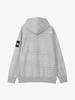 North Square Logo Fleece Mixed M [The Face] Hoodie, Unisex, Lining, Warm, Gray,