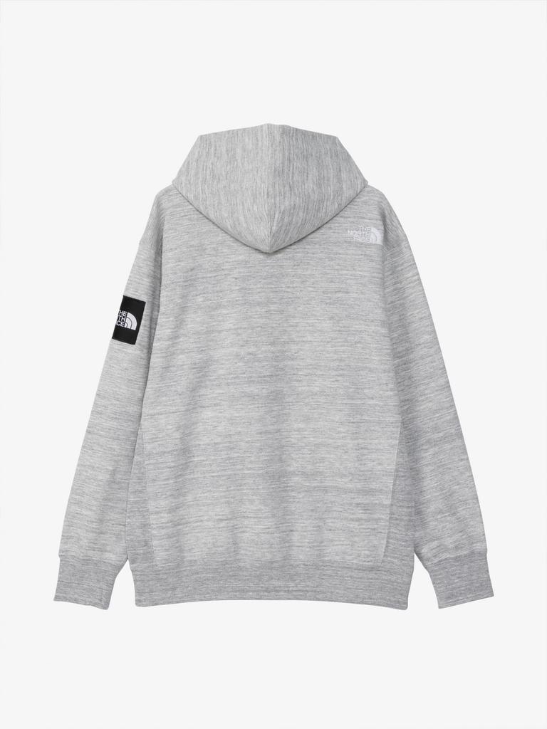 North Square Logo Fleece Mixed M [The Face] Hoodie, Unisex, Lining, Warm, Gray,