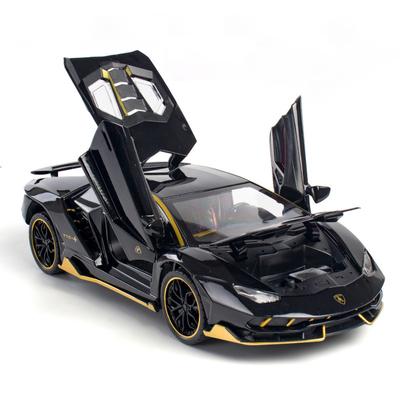 1/24 Lamborghini LP770-4 Centenario Metalowy Model Samochodu Sportowego Odlew Dźwięk Super Wyścigowy Podnoszony Tył Gorący Samochód Koło dla Dzieci Prezenty