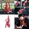 Cute Monkey Car Tissue Box Holder Plush Material Long-lasting Car And Home Use