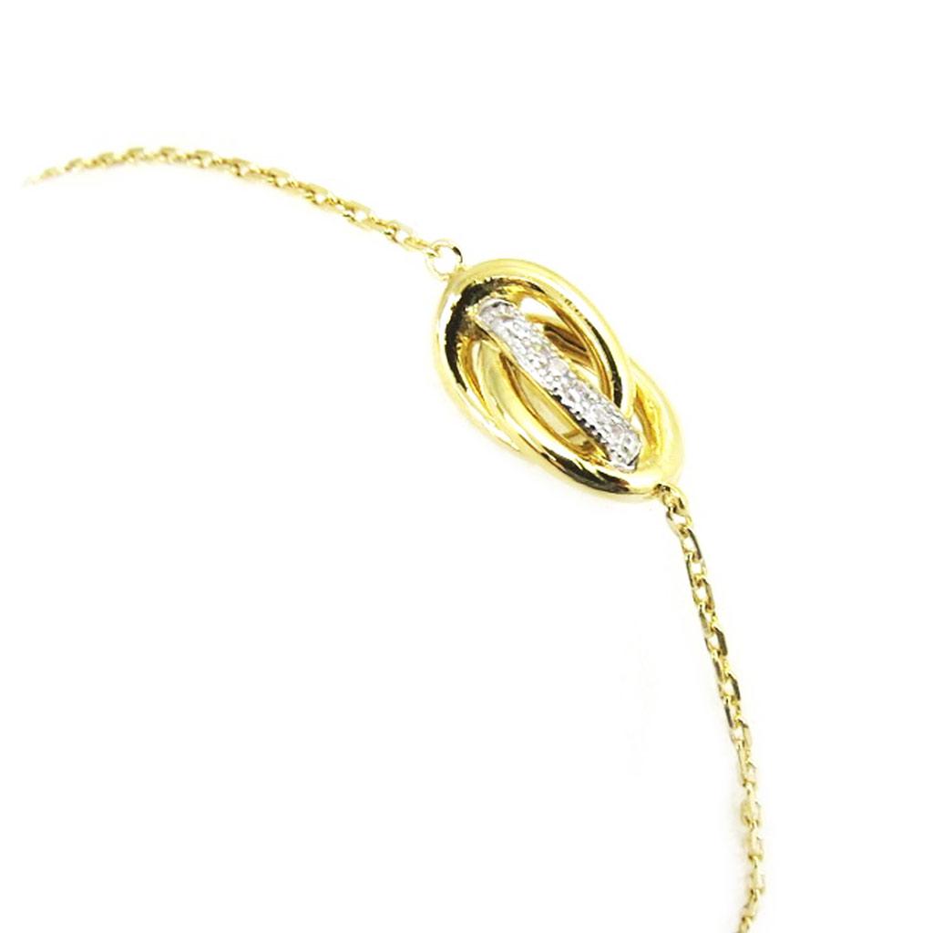 

Les Trésors De Lily [L6318] - Позолоченный браслет Forçat Double Antillais , золото.