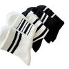 Female Spring and Autumn Simple All Kinds of Striped Preppy Style Boneless Seam Head In The Tube Cotton Socks