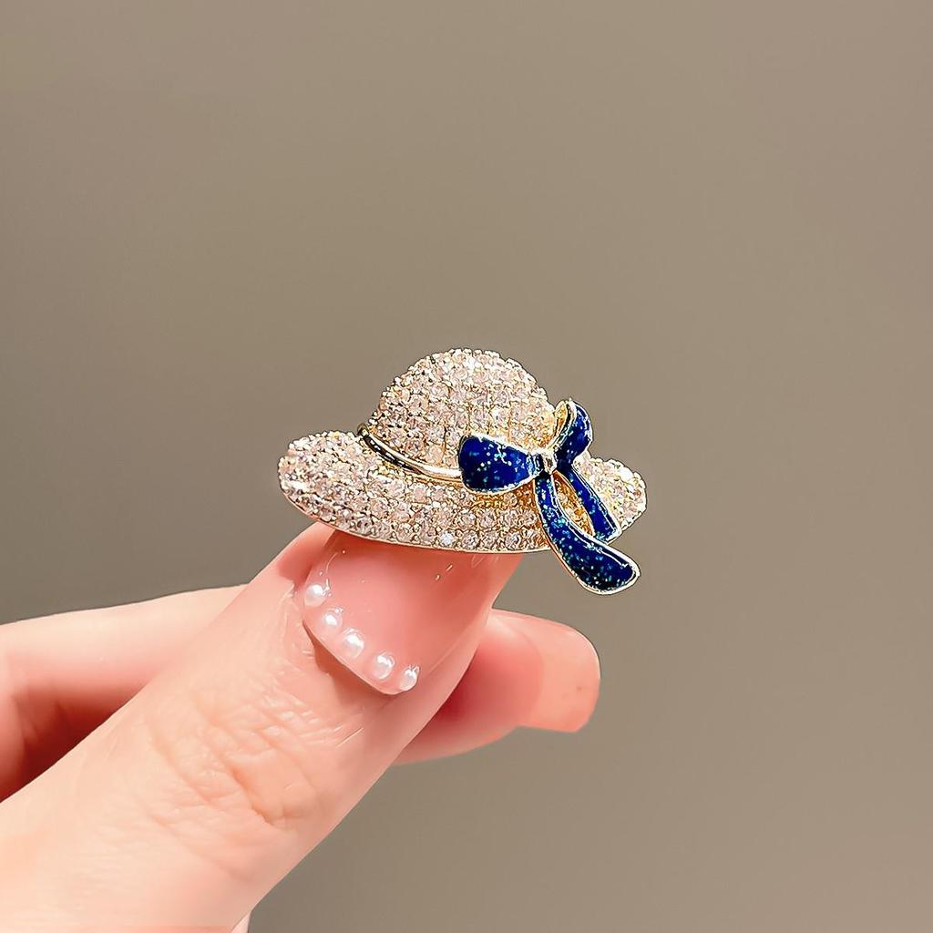 High-End Damen Sommerhut Brosche: Einzigartiger Anstecker für Anti-Exposition und Anzugdekoration