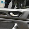 Soft Carbon Fiber  Car Interior Door Handle Frame Sticker For Renault Megane 4 2016 2017 2018      2024 2025