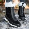 35–42 Damen-High-Top-Baumwollschuhe, große, rutschfeste, wasserdichte Damen-Schneestiefel für den Außenbereich