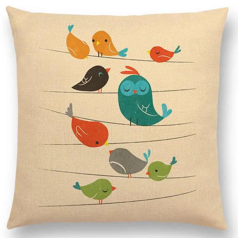 Neueste Cartoon-Tiere Niedlicher Hai Katze Vogel Giraffe Pinguin Wal Eisbär Nilpferd Panda Kissenbezug Auto Sofa Wurfkissenbezug