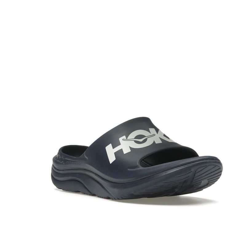 HOKA Ora Athletic Slide Varsity Navy White Unisex Sneakers Blue 1155154-VYN