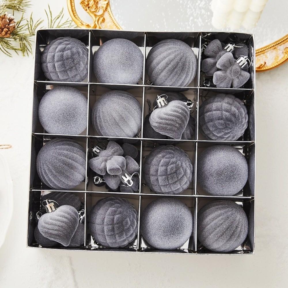 32Pcs/set Xmas Baubles Xmas Tree Hanging Pendant 6cm Xmas Ornament Ball Christmas Ball Set