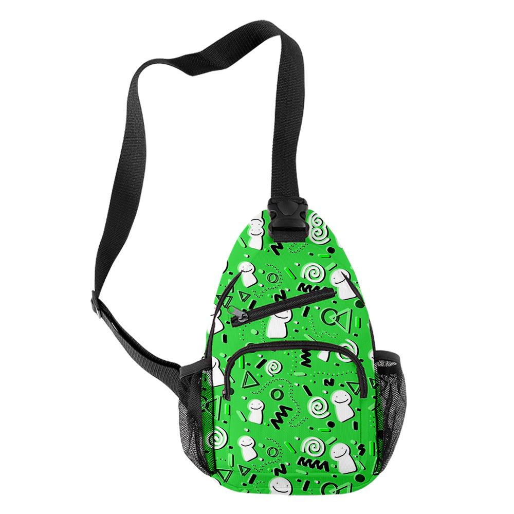 Classic Novelty Cool Dreamteam Crossbody Chest Bags Oxford Waterproof Boys/Girls Sports Travel Bags 3D Print Shoulder Bags