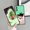 Case for Samsung Galaxy A34 A22 A24 A73 A21s A25 A26 A54 A53 A52 A56 A35 A36 Back Phone Cover Dragon Ball Color Goku