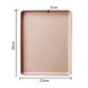 Gold 1pcs Baking Tray Roasting Pan Convenient Heat Conduction Oil Saving Premium Carbon Steel Safe Square Cake Tin