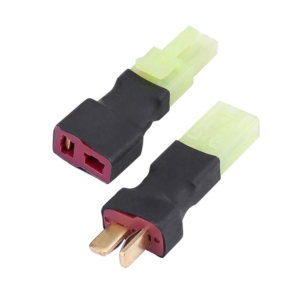 2Pcs Set Wireless T Plug Male Female To Mini Female Male Connector Adapter