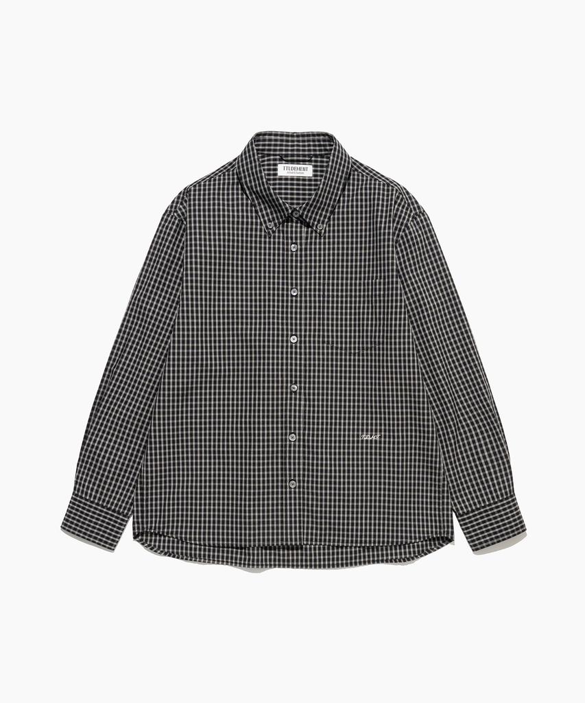 TTUDEMENT [2Colors] Grid Check Shirt