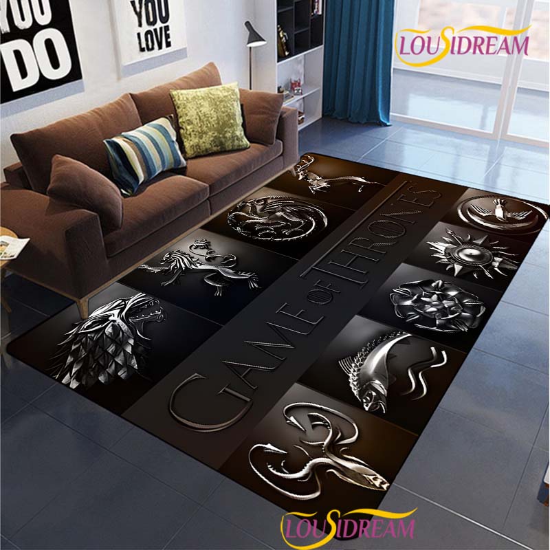 Dragon Of Game Carpet for Living Room Bedroom Rug Kitchen KidsDoor Unslip Floor Mat Birthday Gift Photography Props Alfombra Rug