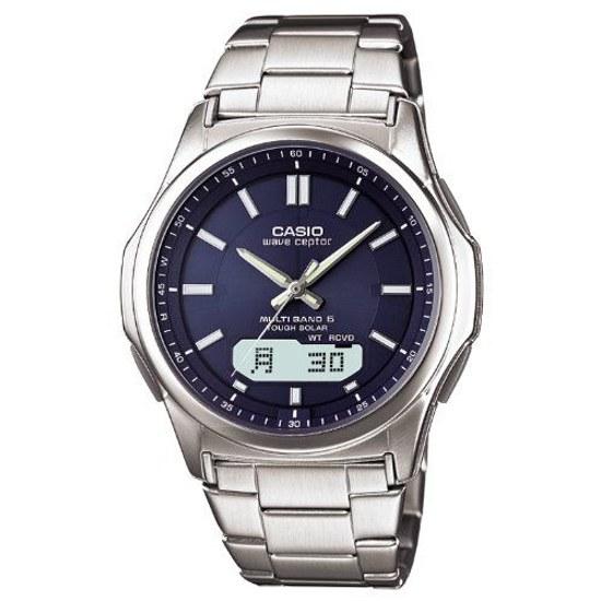 Casio Wristwatch Waveceptor Domestic Genuine Product Radio Solar WVA-M630D-2AJF Mens Silver