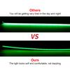 Newest Hidden LED Symphony Dual Zone Car Ambient Light Smoke Matt Black Acrylic Light Strip Interior Decoration Lighting Kit 12V
