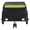 Bicycle Trailer Black and Green 45 kg Iron