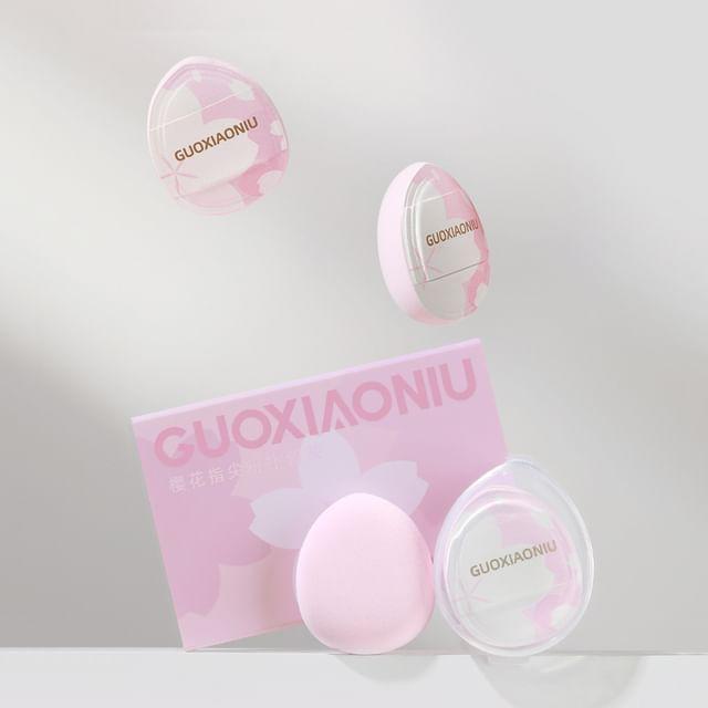 AME - Комплект из 2 шт.: Пуховка Сакура Pink