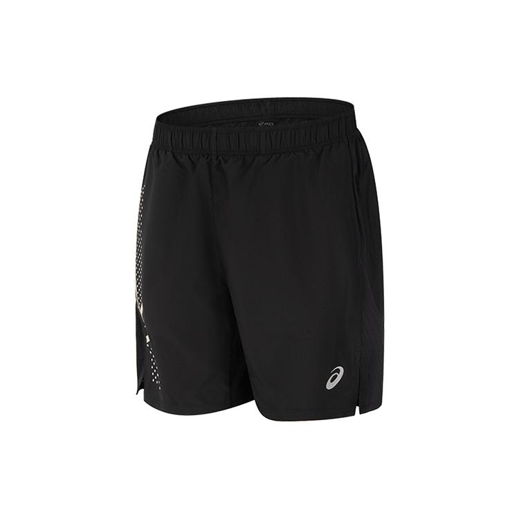 Asics Sports Lifestyle Series Reflective Night Vision Lace-Up Running Shorts Men Shorts Black 2011D298-001