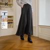 Xiangying Damen Hochtaillierte Weitbeinige Cropped Freizeithosen