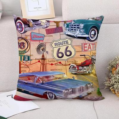 Highway Route  Decoration Living Room Decorative Pillowcase X Couch Pillows Cushion Cover X Cushions Covers Pillow Bed