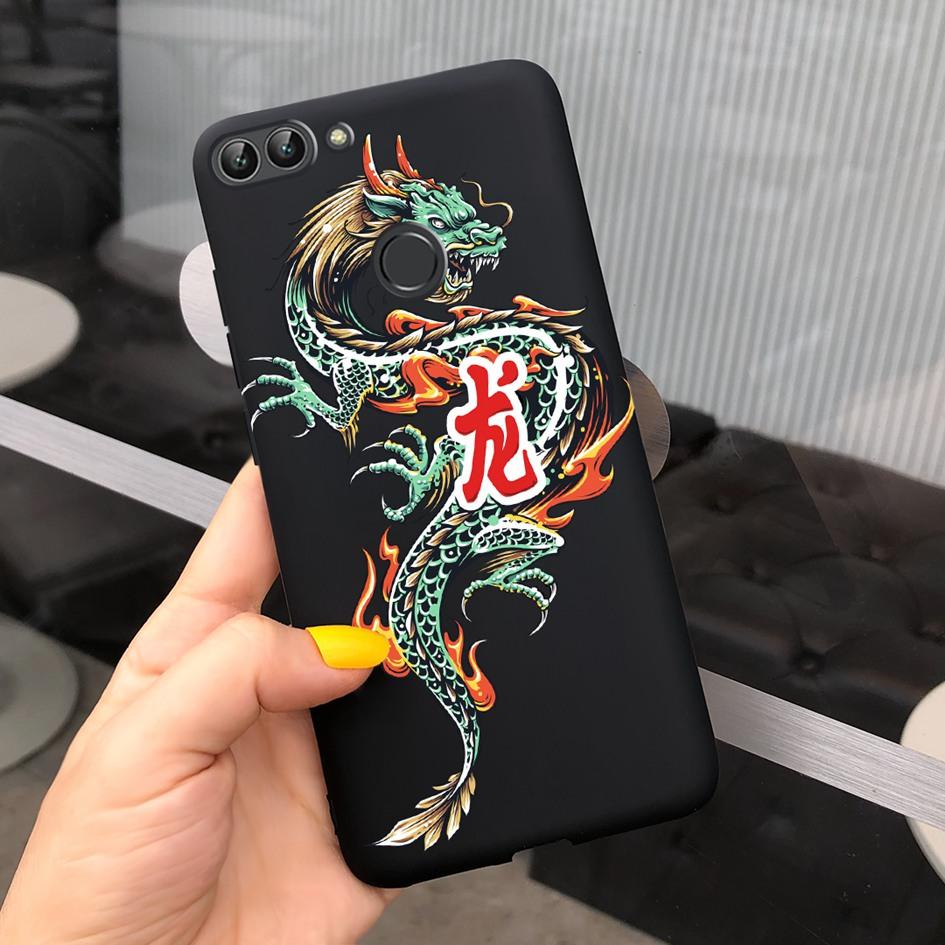 For Huawei P Smart Case For Huawei P Smart 2018 Daisy Flower Phone Case FIG-LX1 Soft Tpu Silicone Back Cover On PSmart 5.65" Bag