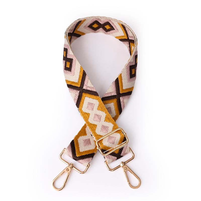 Geflochtene Schultergurte Neuer Gittertyp Fertige Gurtbandunterstützung Geeignet für Schulter-Umhängetaschen