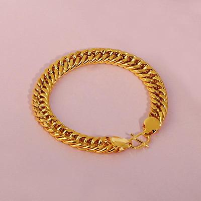 Herren Gold Mode Boss Kettenarmband - Kühnes und Stilvolles Design