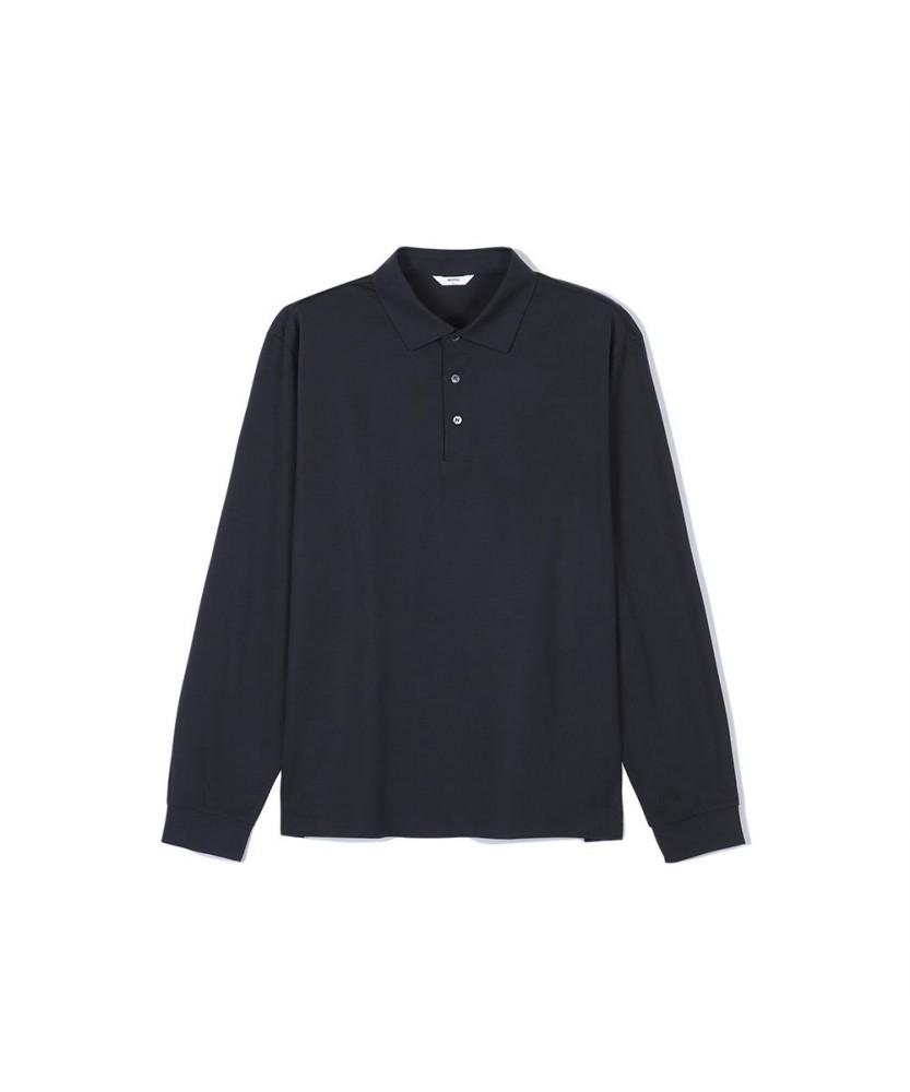 NOTIG Silk Blend T-Shirt Navy_Olp1T1Tl103N1