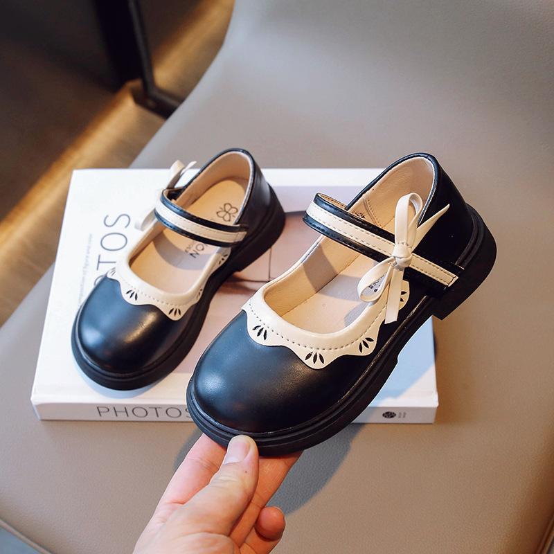 Autumn New Little Girl Retro Princess Shoes Fashion Doug Shoes