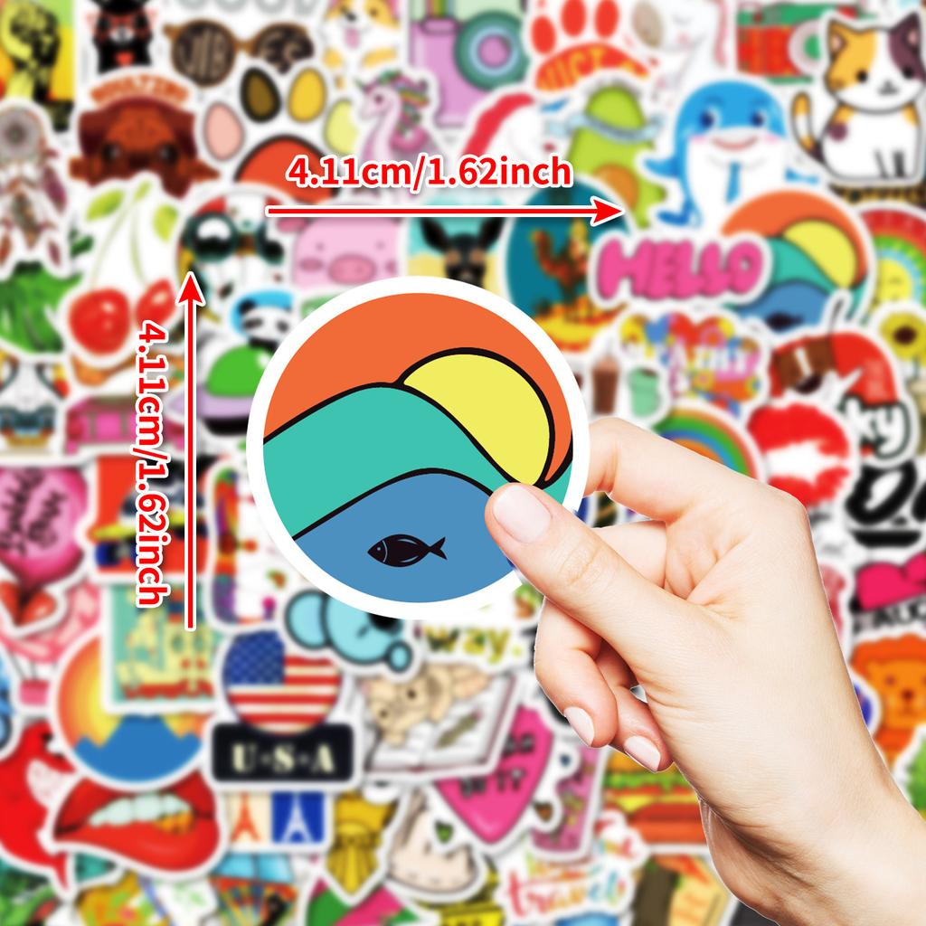 100 Rocket Mix And Match Series Graffiti Stickers Diy Mobile Phone Case Skateboard Guitar Helmet Ice
