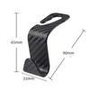 Carbon Fiber Car Seat Back Headrest Hanger Hook Universal Car Vehicle Back Seat Storage Organizers Auto Interior Accessories