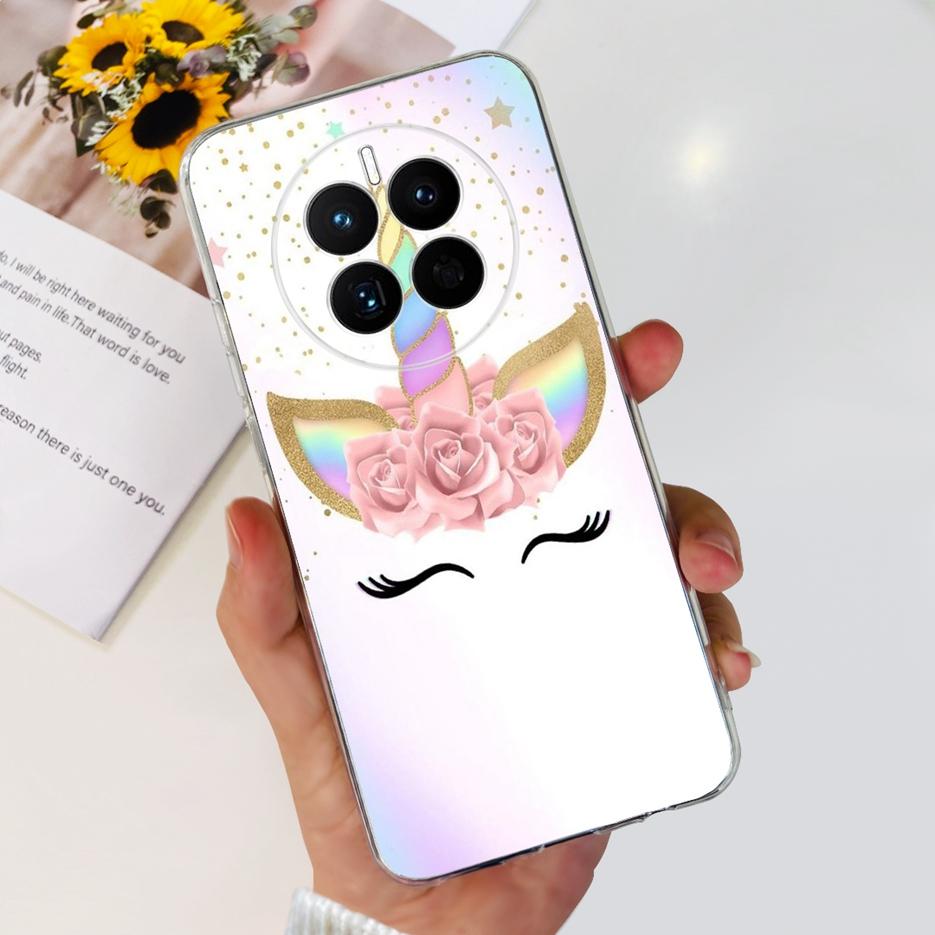 For Huawei Mate 50 Pro Case Stylish Butterfly Flowers Soft Slim Fundas Phone Case For Huawei Mate 50 Mate50 Pro Back Cover Coque