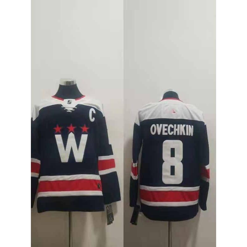 NHL Washington Capitals Ice Hockey Jersey 8 Embroidered Sports Uniform Men Women