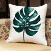 Modern Style Leaf Pillow Case Pillowcase, Double-Sided Printed, Sofa Cushion, Bedroom Headboard Pillow